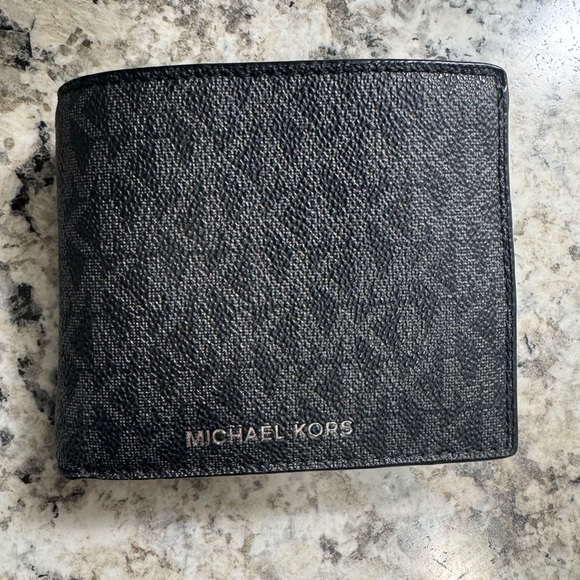 Michael Kors Other - Michael Kors Black Textured Card Holder